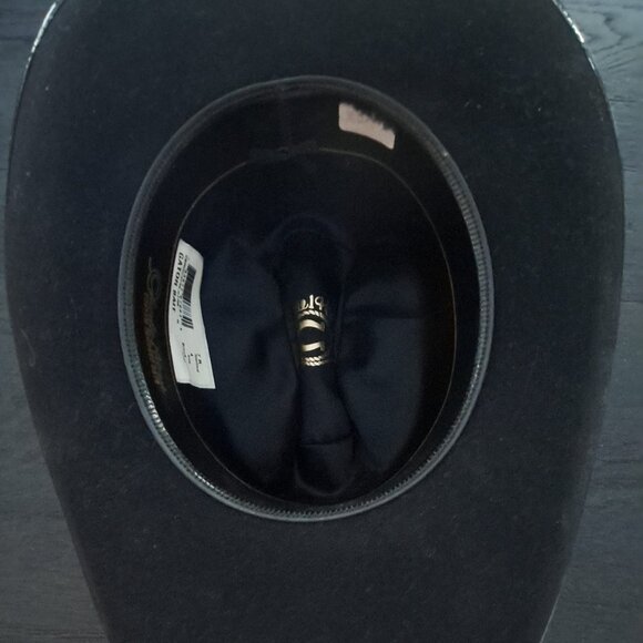 Western Cowgirl Core Hat - Charlie 1 Horse - 'Gator Bait' - sz 7 - Black Cowboy - Picture 10 of 11